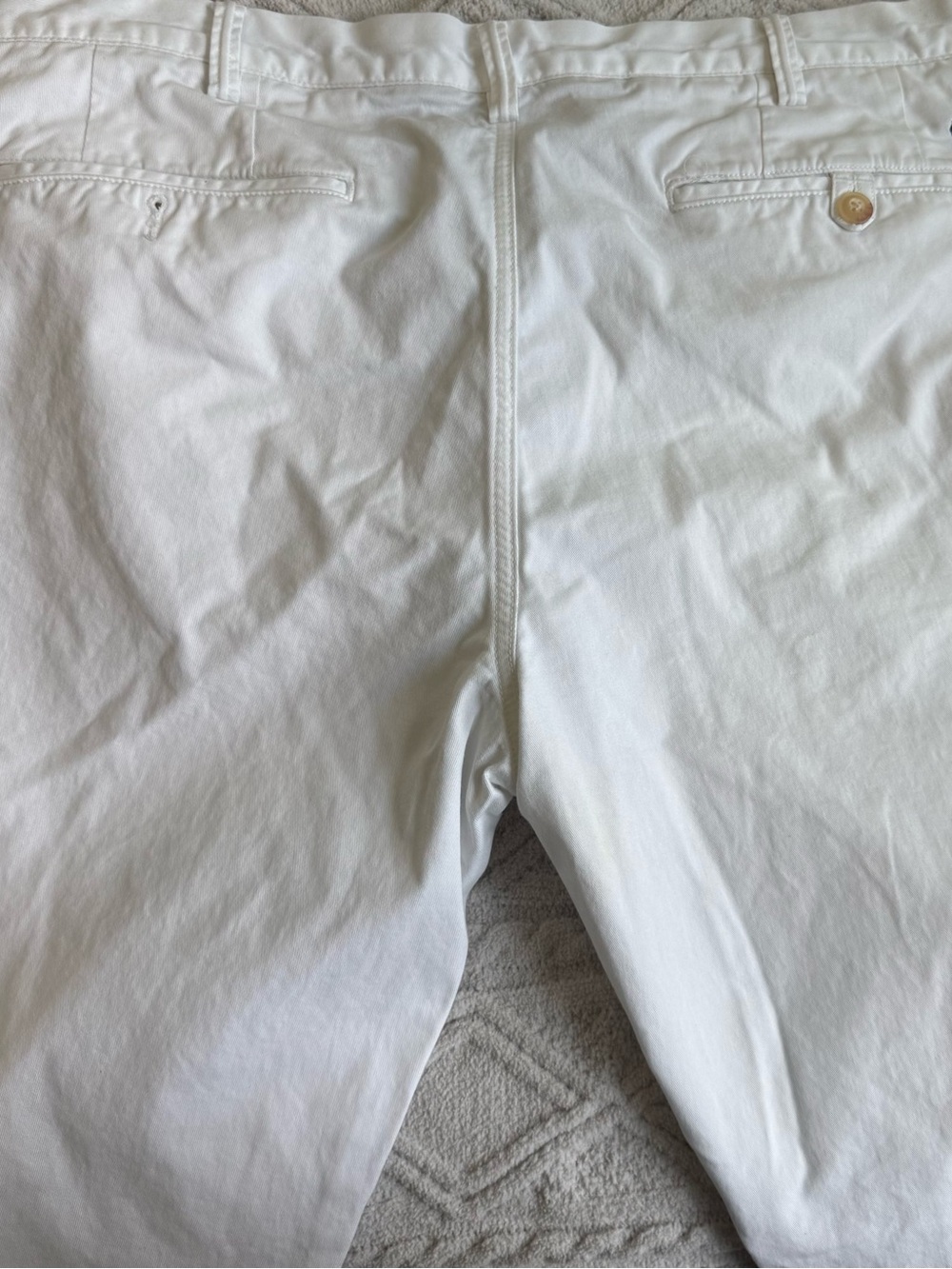 Ralph Lauren White Chino Pants - Straight Fit - Picture 4 of 6